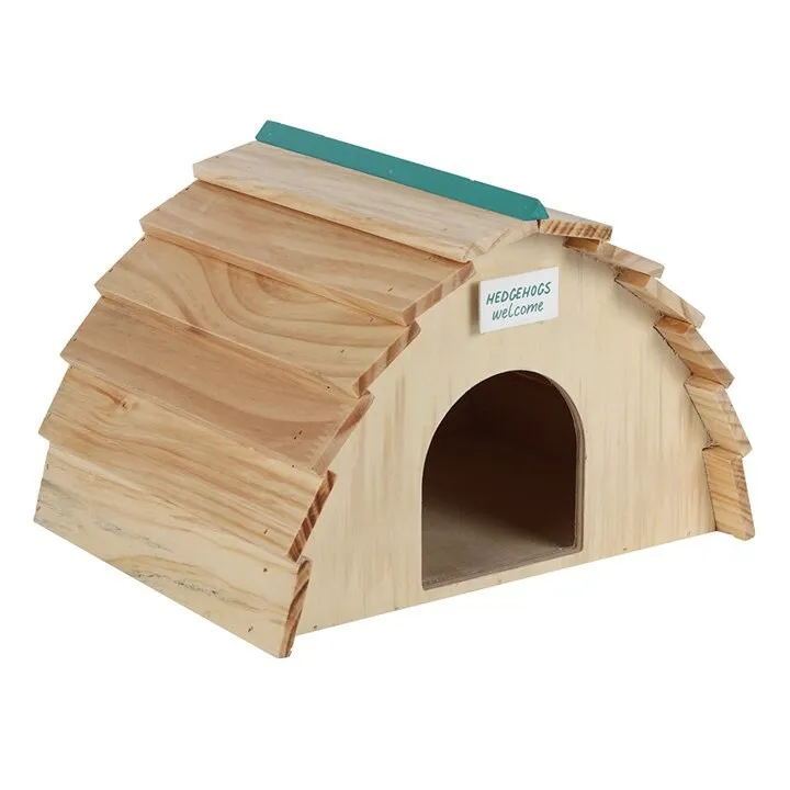 adorable wooden hedgehog houseH20.5cm x W30cm x D30cm