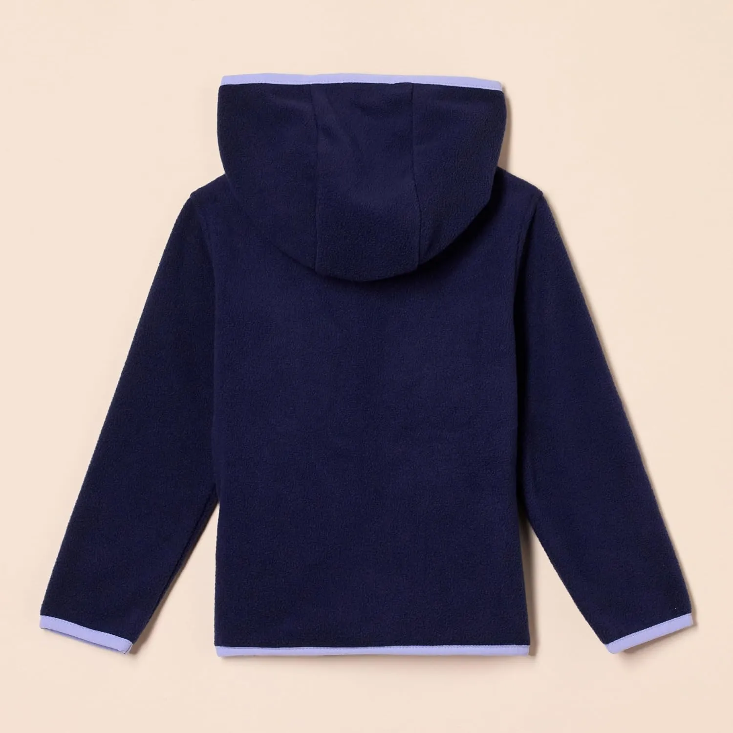 Amazon Essentials Girls and Toddlers' Polar Fleece Full-Zip Hooded Lightweight Jacket
