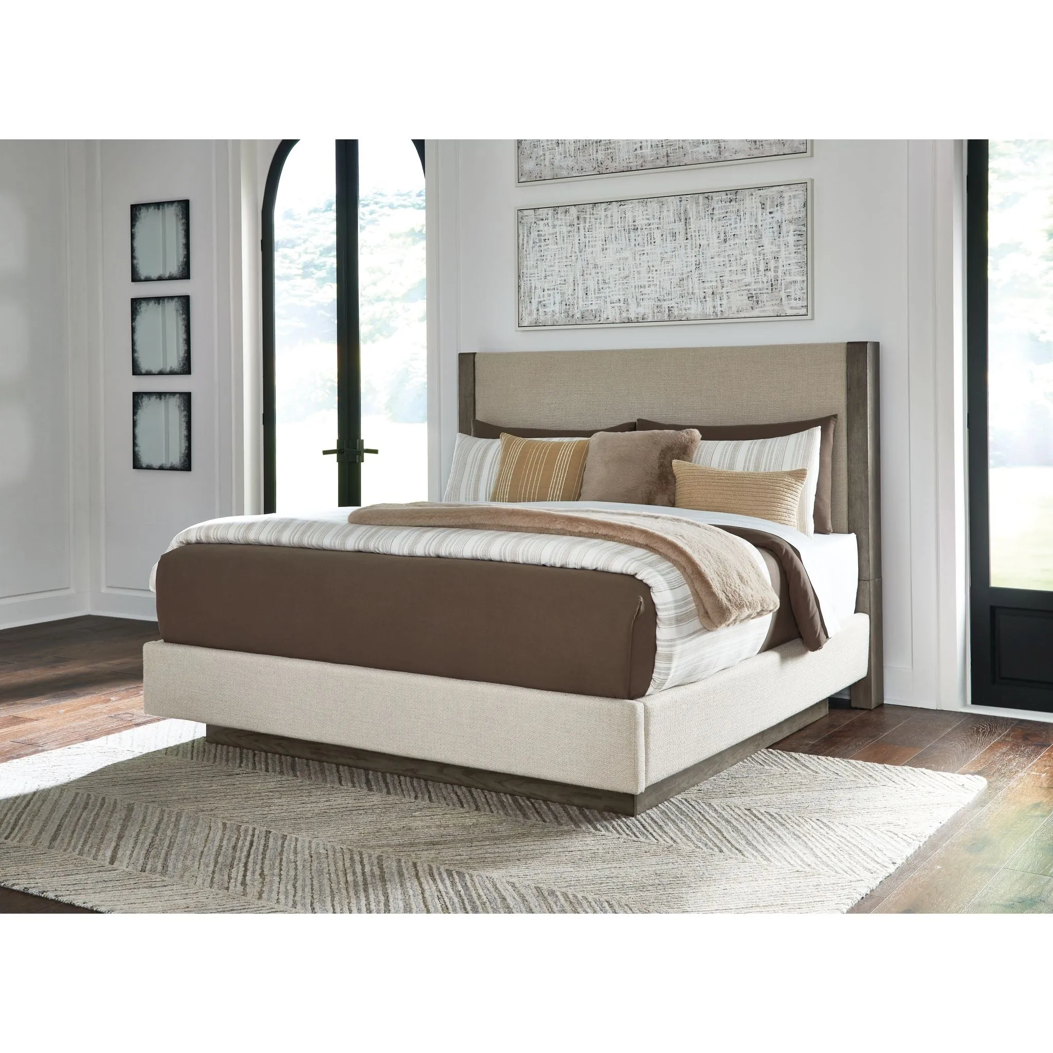 Anibecca 3 Piece Queen Panel Bed