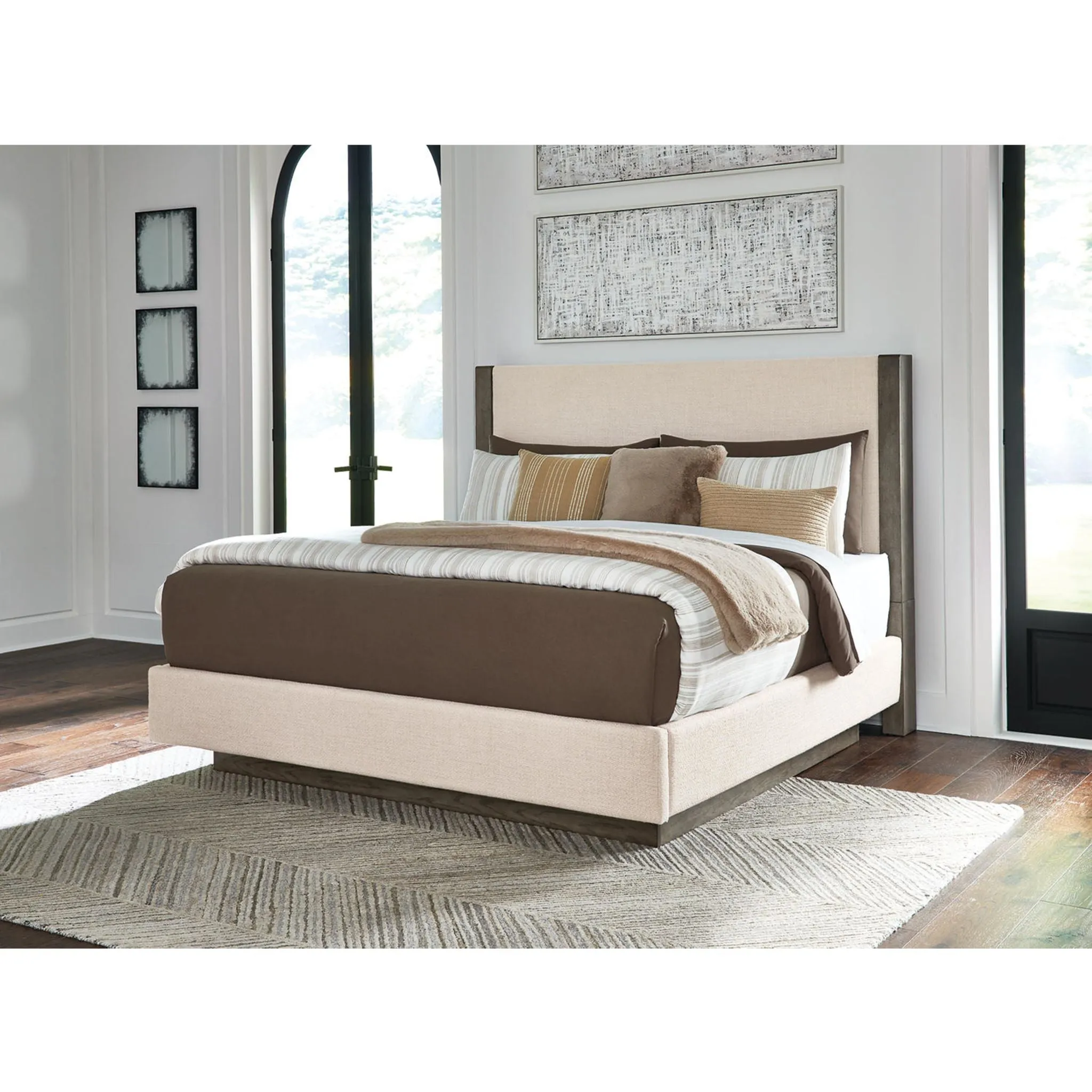 Anibecca 3 Piece Queen Panel Bed