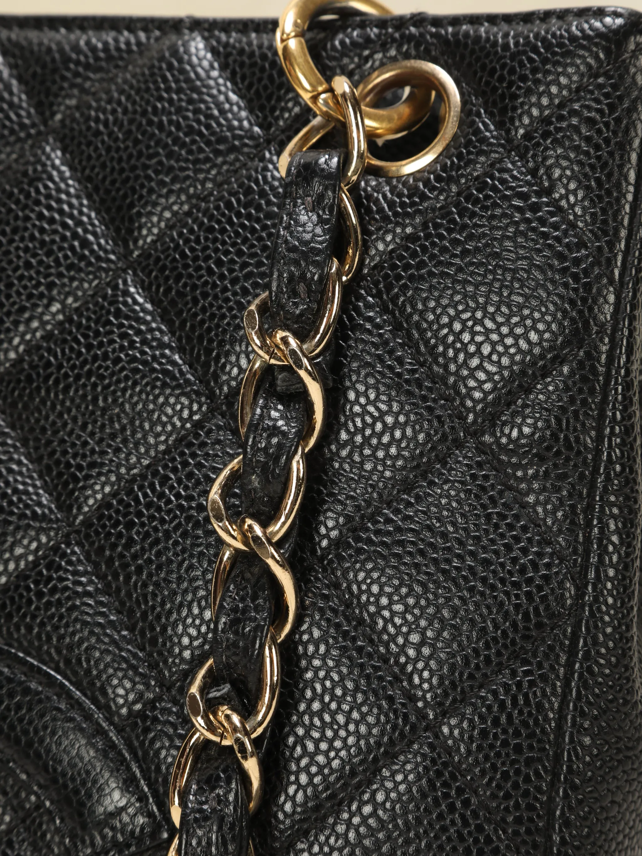 CL Timeless Caviar Small Bucket Tote
