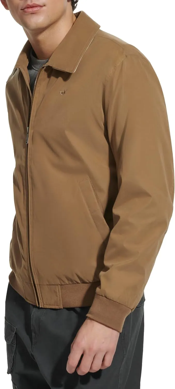 Dockers Men's Micro Twill Golf Bomber Jacket (Standard and Big & Tall)