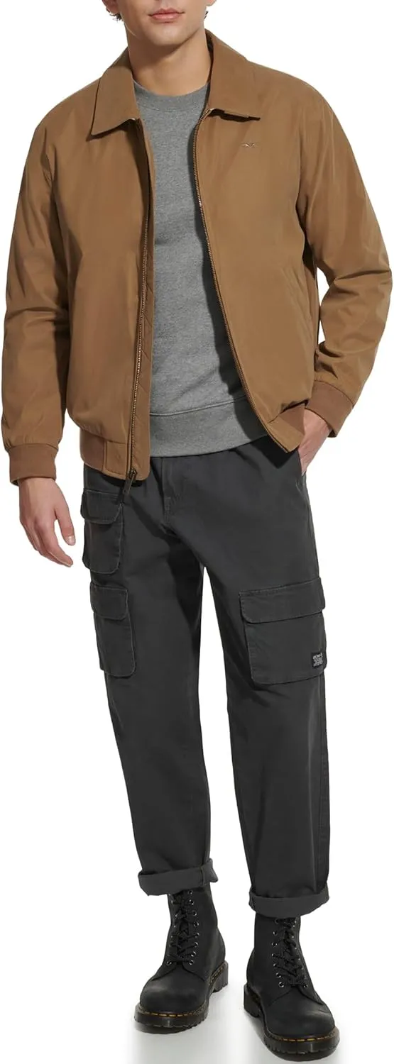 Dockers Men's Micro Twill Golf Bomber Jacket (Standard and Big & Tall)
