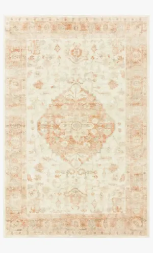 Rosette Ros-03 Ivory/Terracotta Rug