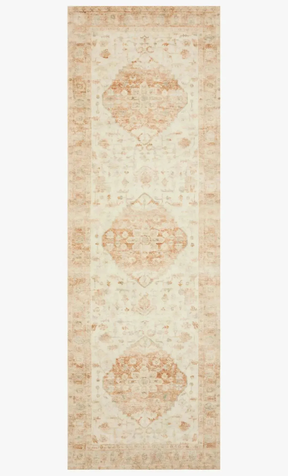 Rosette Ros-03 Ivory/Terracotta Rug