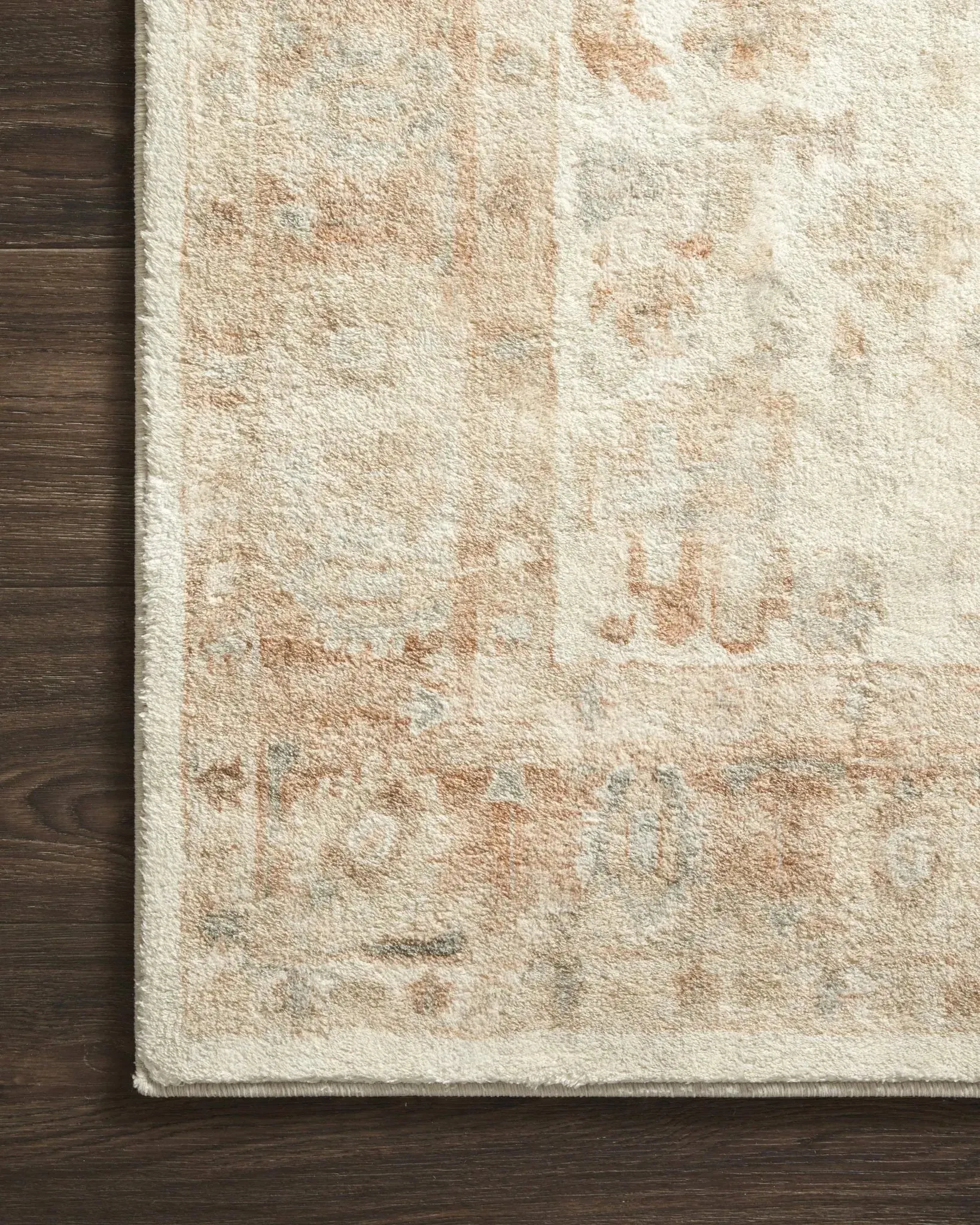 Rosette Ros-03 Ivory/Terracotta Rug