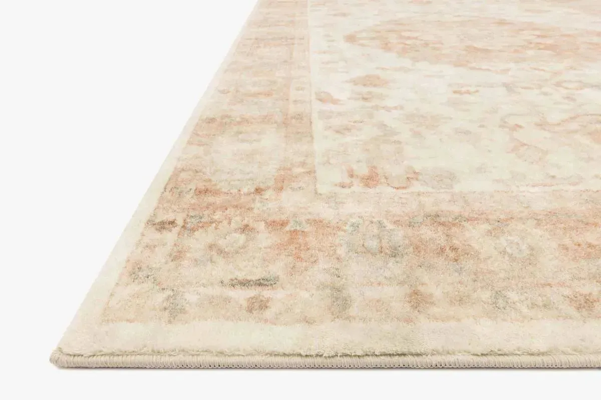 Rosette Ros-03 Ivory/Terracotta Rug