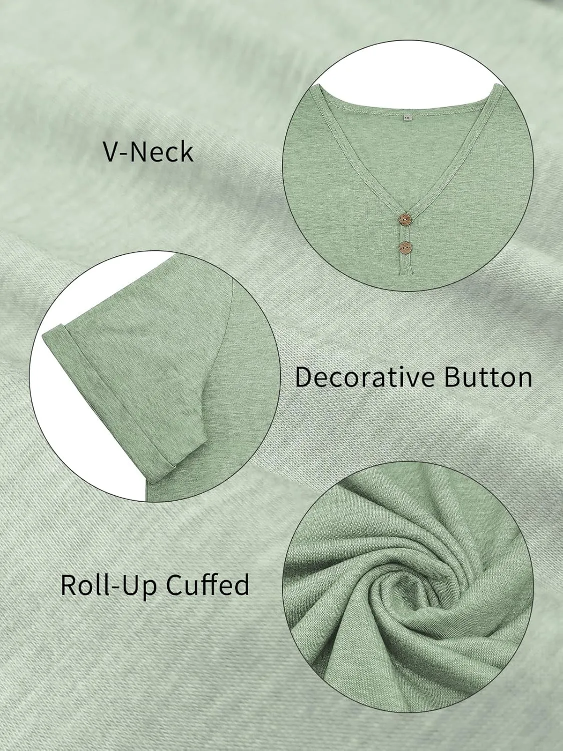ROSRISS Plus Size Tops for Women Casual V-Neck Side Split Blouses Loose Fit Short Sleeve Tees Summer Cozy Buttons Shirts