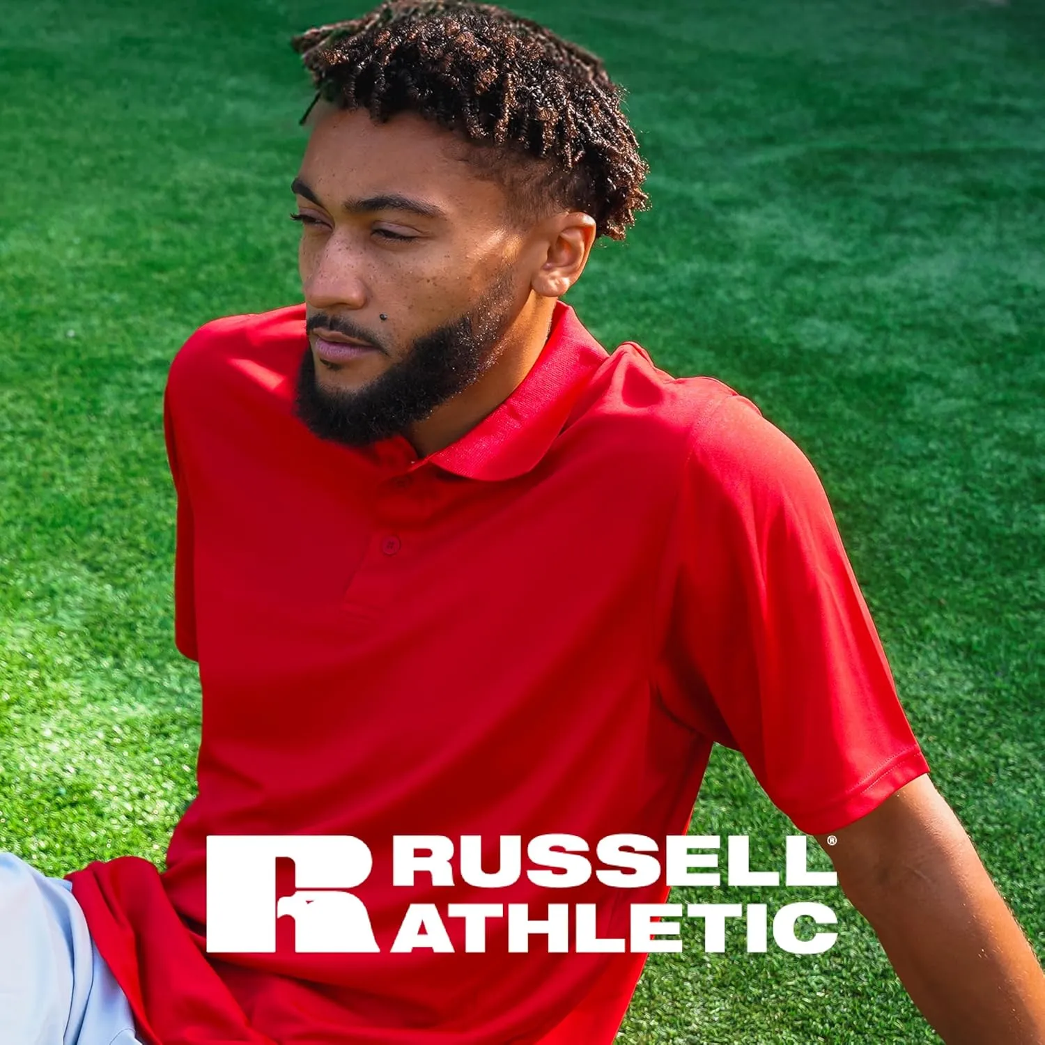 Russell Athletics Men's Dri-Power Performance Polo - Premium Dri-Fit Shirt, Perfect for Golf, Tennis & Athletic Activities