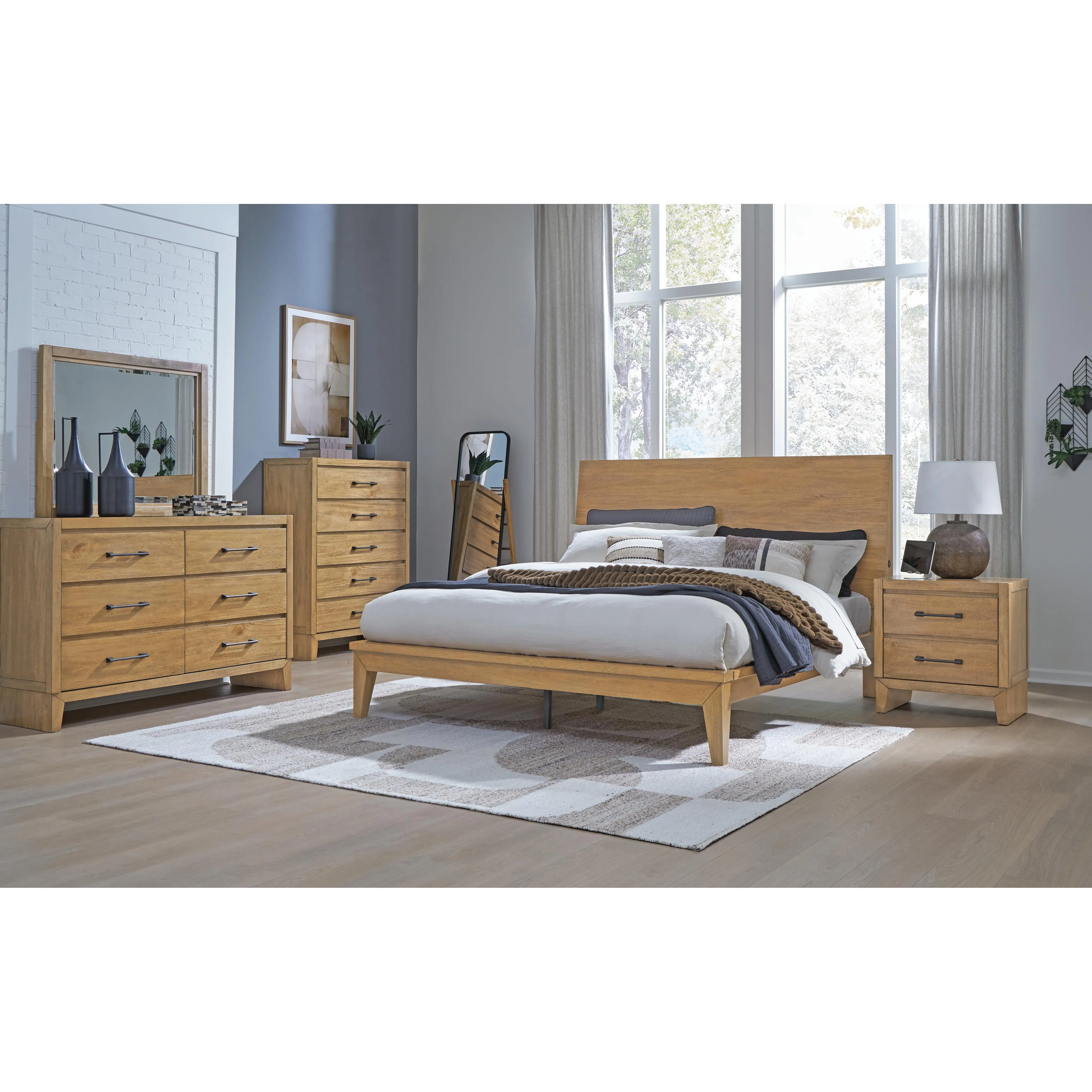 Signature Design by Ashley Sherbana 6-Drawer Dresser with Mirror B833-31/B833-36